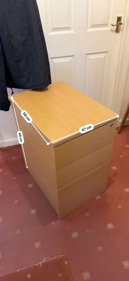 Photo of free 3 Tier Filing Cabinet (Marldon TQ3) #3