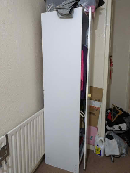 Photo of free White Narrow wardrobe (GU12) #1