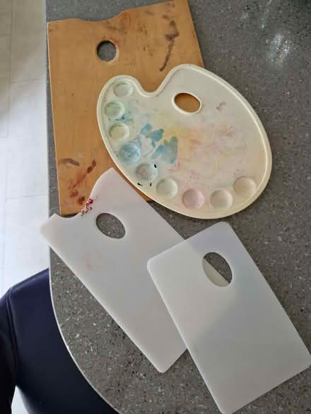 Photo of free Four small artist's palettes (Skipton BD23) #1