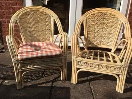 Photo of free Cane chairs (Hertford SG13) #1