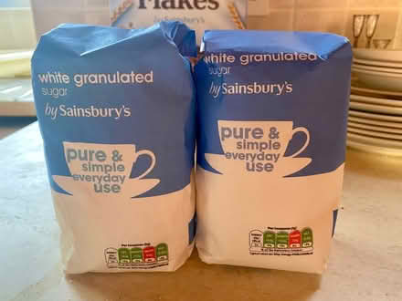 Photo of free 2 x1Kg bags of granulated sugar (unopened) (Eastbourne BN21) #1