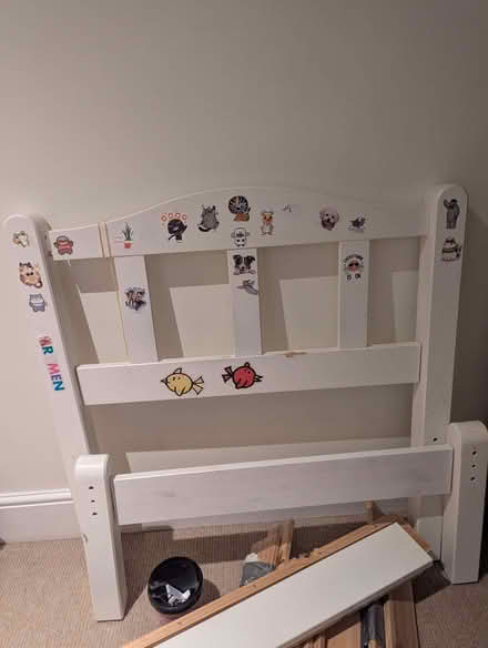 Photo of free Small single bed frame and mattress, normal single bedframe (Chorlton M21) #1