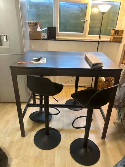 Photo of free Hightop table inc 4 chairs (South Woodford E18) #1