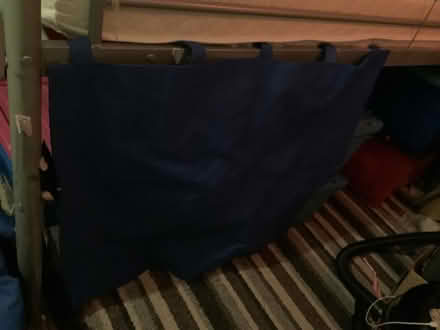 Photo of free High up single child’s metal bed (Brampton S40) #1
