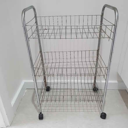 Photo of free 3 tier metal trolley on wheels (Upper Norwood SE19) #1