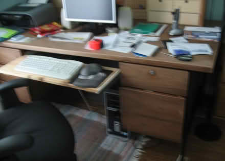 Photo of free 6x3ft old office desk (burlington) #1