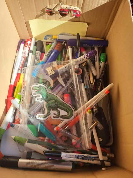 Photo of free Assorted stationary, index cards, stationary organizer (West Croydon CR0) #1