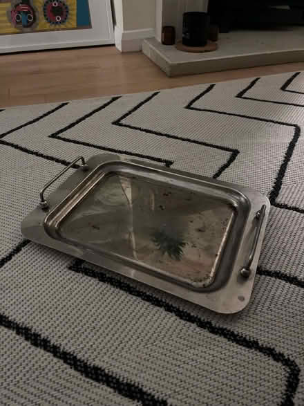 Photo of free Vintage silver drinks tray (Islington N1) #1