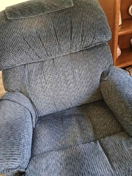 Photo of free Recliner blue chair (Meadowvale and 401 area) #3