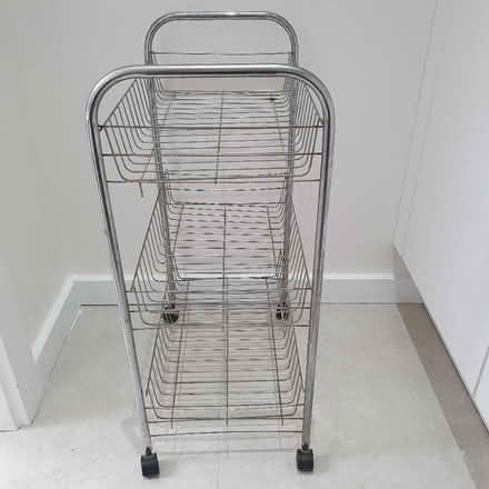 Photo of free 3 tier metal trolley on wheels (Upper Norwood SE19) #2
