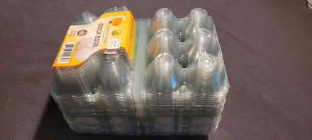 Photo of free 25 Clear Plastic Egg Cartons 6 ct (SW Canton Beck & Geddes area) #1