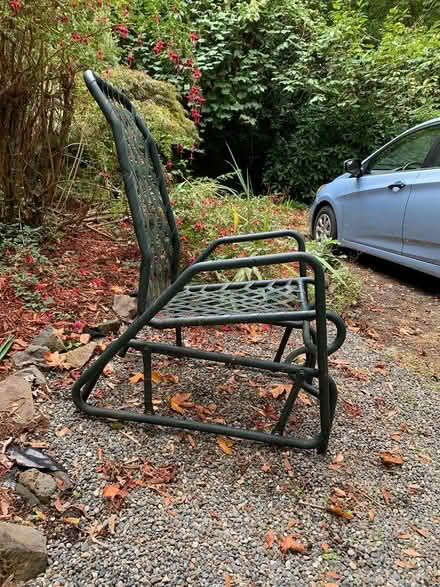 Photo of free Patio chair - rocking chair (Milwaukie on Aldercrest Rd) #2