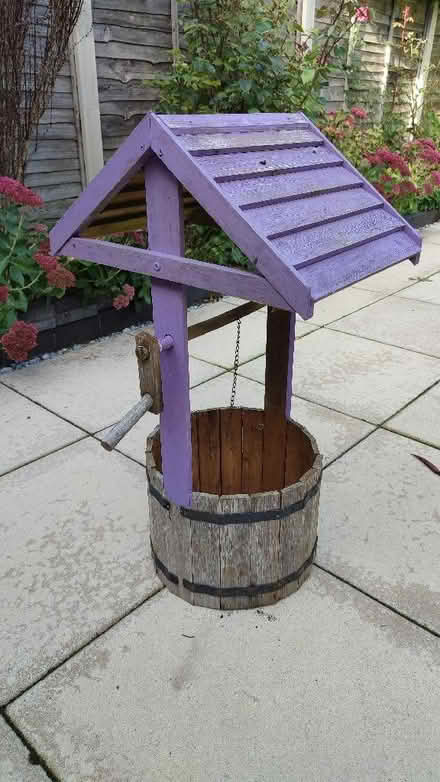 Photo of free Garden Wishing Well Planter (Burton Manor ST17) #1