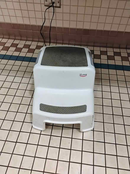 Photo of Two step bathroom stool (Darien) #1