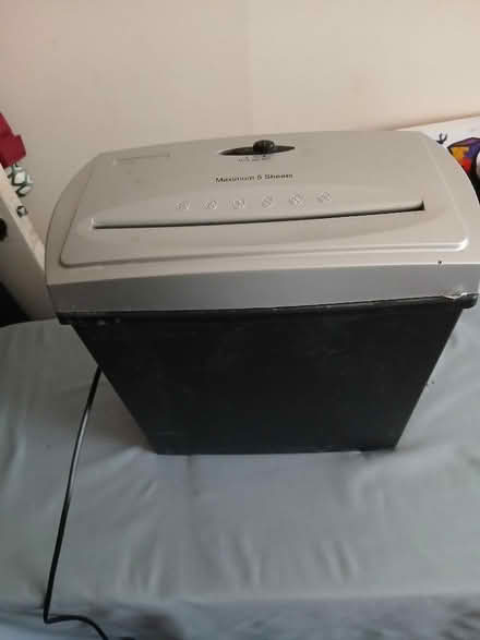 Photo of free Paper shredder (Grange Court E10) #3