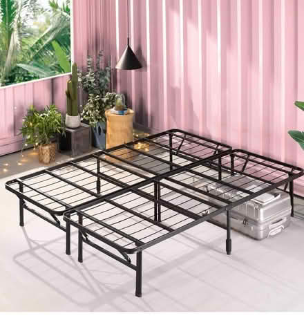 Photo of free Double Foldable Metal Bed Frame (SW8) #2