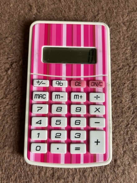 Photo of free pink calculator (Jennetts park RG12) #1
