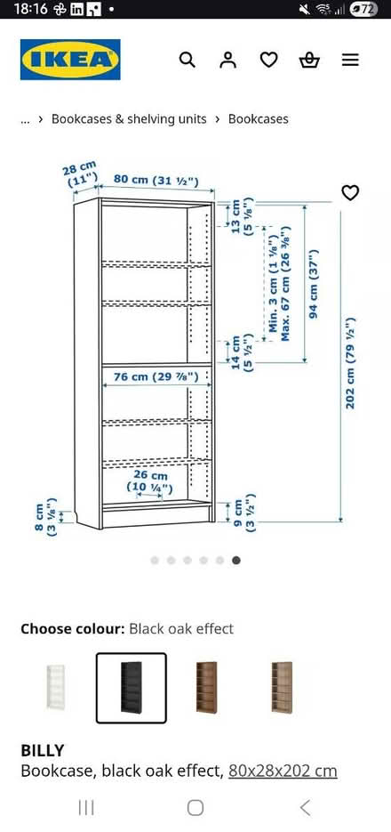 Photo of free IKEA Billy Bookcase (Petts Wood, BR5) #2