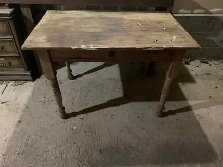 Photo of free Potting table with drawer (Milwaukie on Aldercrest Rd) #1