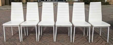 Photo of free Set of 6 Dining Chairs (PL4 Greenbank.) #1