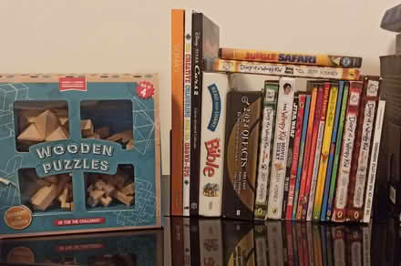 Photo of free assorted books and a puzzle (BT13) #1