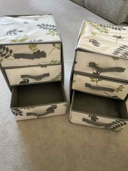 Photo of free Fabric storage units. (Findern DE65) #1