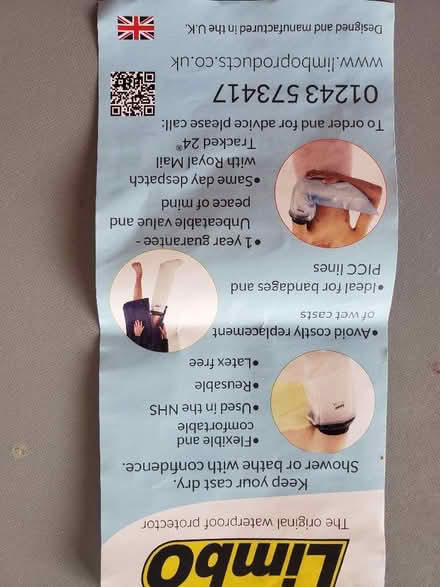 Photo of free Limbo lower leg cast covers for showering x 2 (Kendal LA9) #2