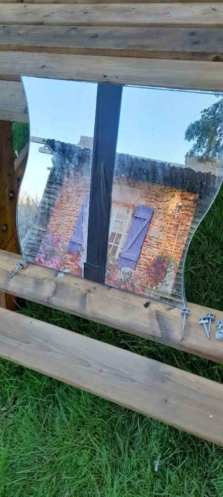 Photo of free Wavy mirrors with fittings (Innsworth GL3) #2