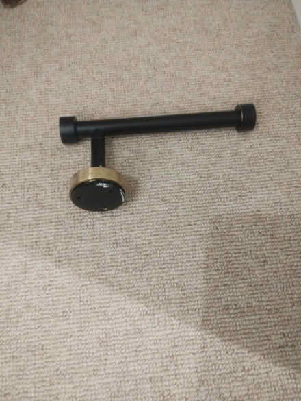 Photo of free Toilet roll holder black and brass (Sydenham SE26) #1