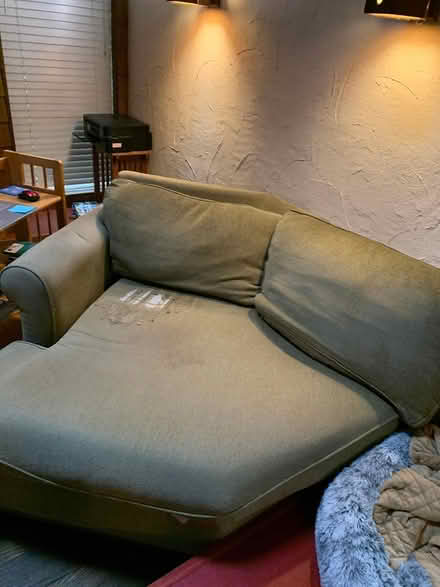 Photo of free Sofa couch + cuddler (Milwaukie on Aldercrest Rd) #3