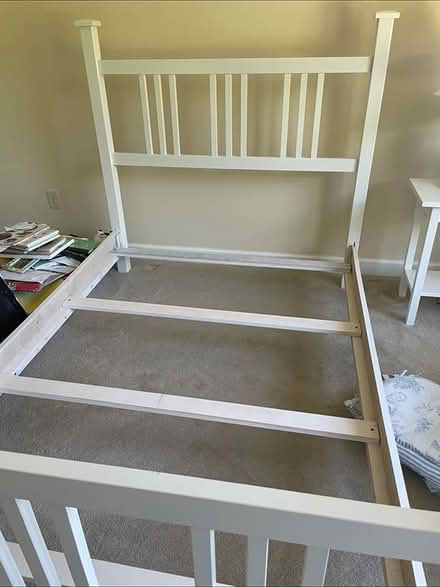 Photo of free Headboard and bed frame (Newtown) #1