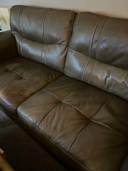 Photo of free Leather sofa (Hednesford WS11) #2