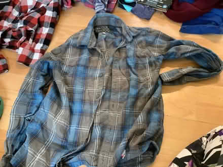 Photo of free Age 12 RJR checked shirt blue (Brampton S40) #1