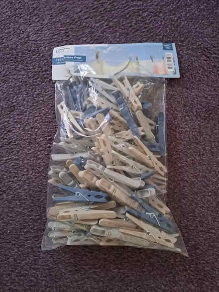 Photo of free Clothes Pegs (x 100) (Harefield SO19) #1