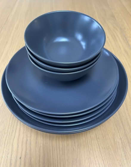 Photo of free IKEA Black Bowls & Plates (Lodge Moor S10) #1