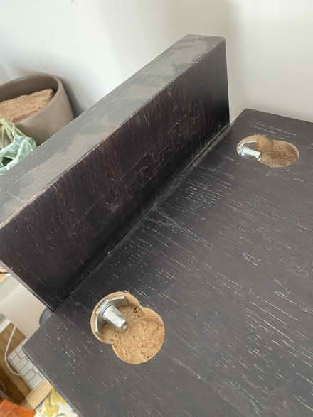 Photo of free Habitat shelving unit - black (Cobham, KT11) #4