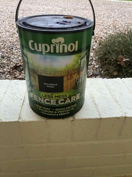 Photo of free Cuprinol fence care (East Carleton NR14) #1