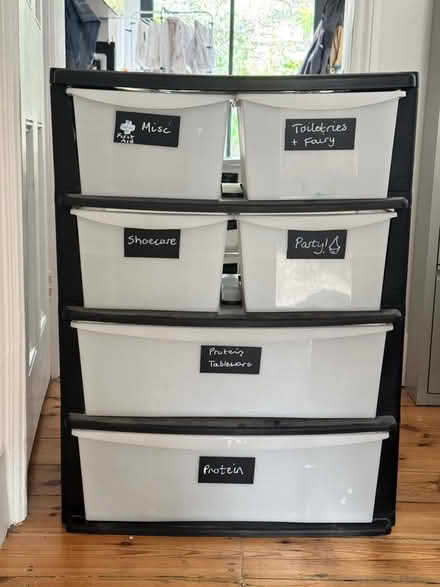 Photo of free Plastic drawers. (Nunhead SE15) #1