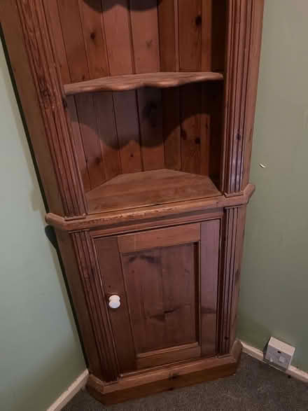 Photo of free Corner solid pine unit (Chells SG2) #3