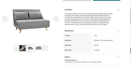 Photo of free Couch, turns into a bed (Tufnell Park N19) #2