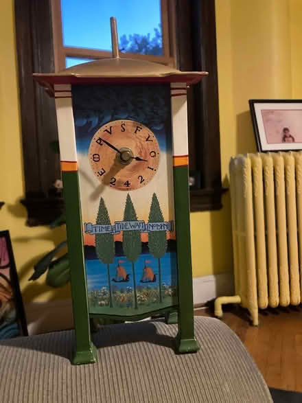 Photo of free Non-working Folk Art Clock (Mt. Pleasant DC) #1