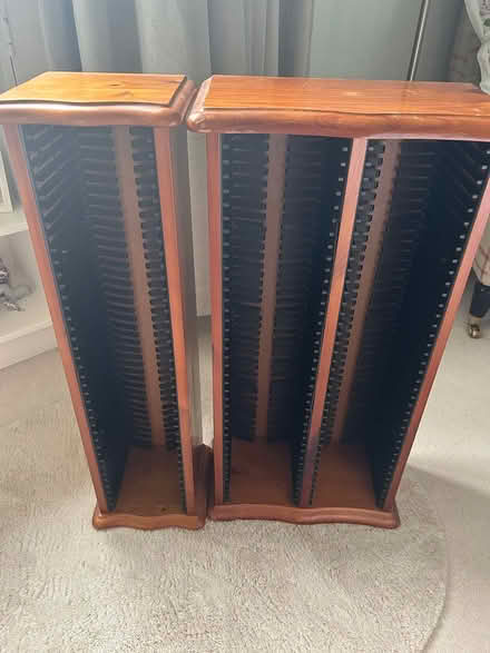 Photo of free Two Wooden CD Holders (Colinton Mains EH13) #1