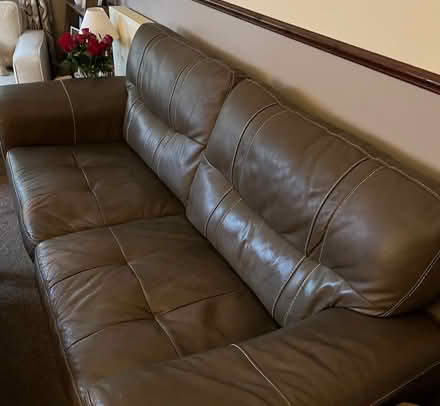 Photo of free Leather sofa (Hednesford WS11) #1
