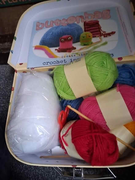 Photo of free Beginners crochet kit in mini suitcase (Sprowston NR7) #1