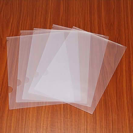 Photo of free A4 clear plastic folders (Wimbledon Village SW19) #1