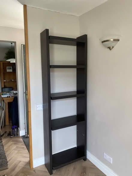 Photo of free Habitat shelving unit - black (Cobham, KT11) #1