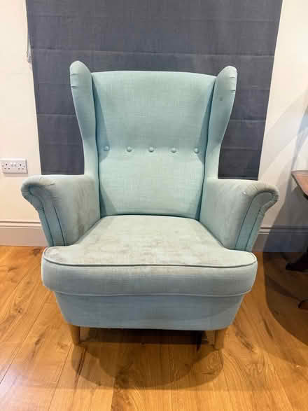 Photo of free Blue armchair (DE44HX) #1