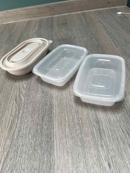 Photo of free 3 Plastic Tupperware containers. (Southsea PO4) #1