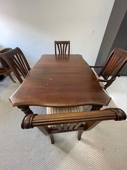 Photo of free Wood Dining Room Table and Chairs (Port Hope) #1