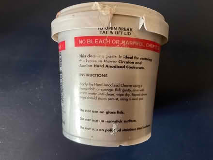 Photo of free Hard anodized cookware cleaner (Ashford, Surrey TW15) #3